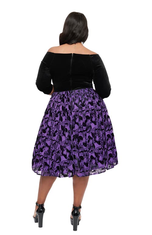 UNIQUE VINTAGE UNIQUE VINTAGE PLUS SIZE 1950S MARCELINE SWING DRESS 