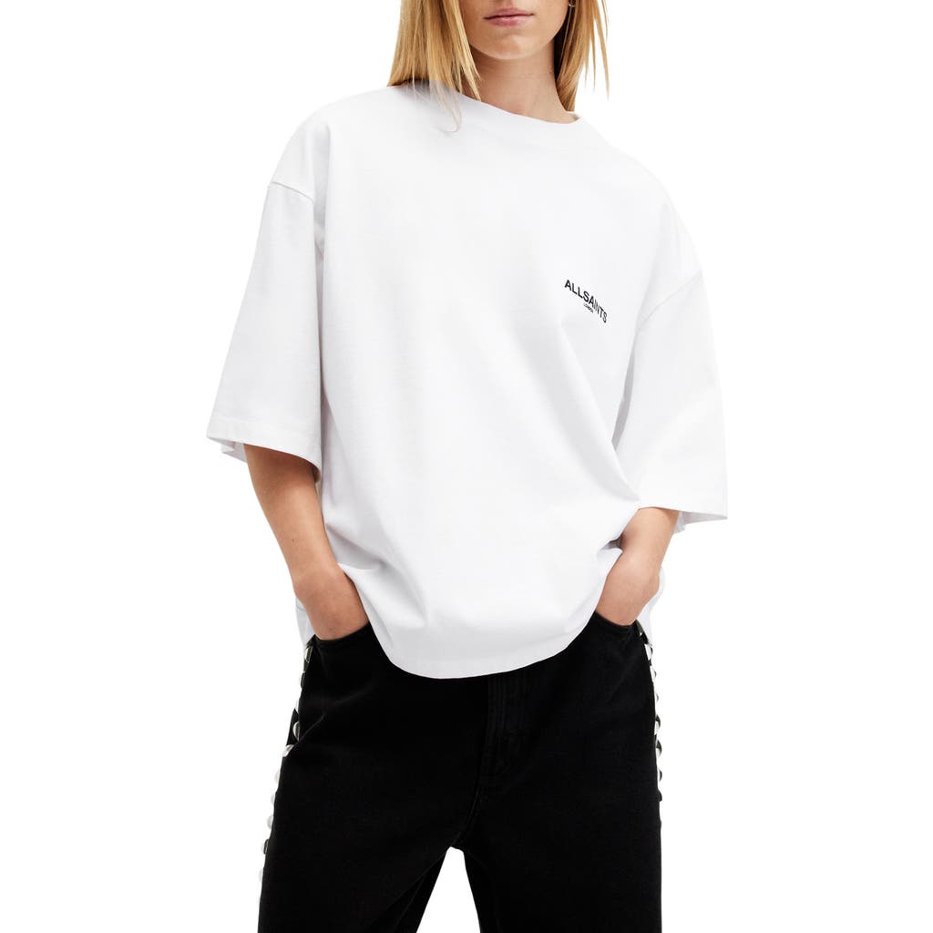 Allsaints Guardian Amelie Tee In White