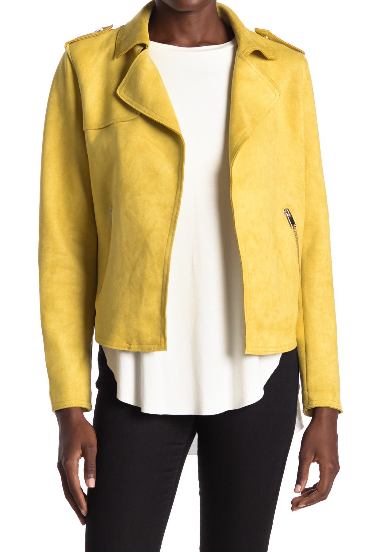 philosophy faux suede jacket