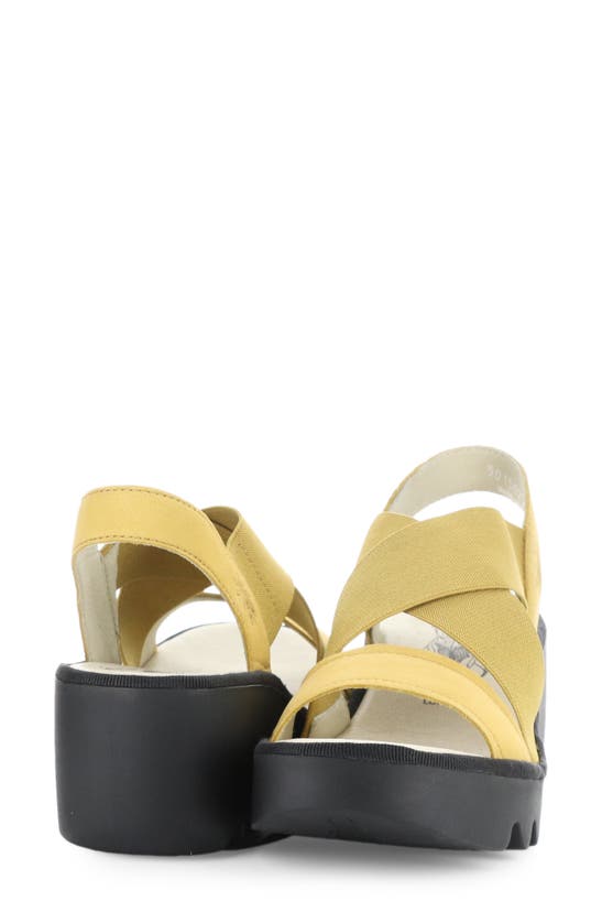 Shop Fly London Taji Platform Slingback Sandal In Bumblebee Cupido