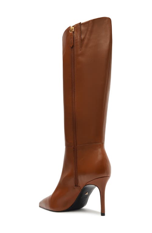 Shop Schutz Mikki Up Knee High Boot In Brown