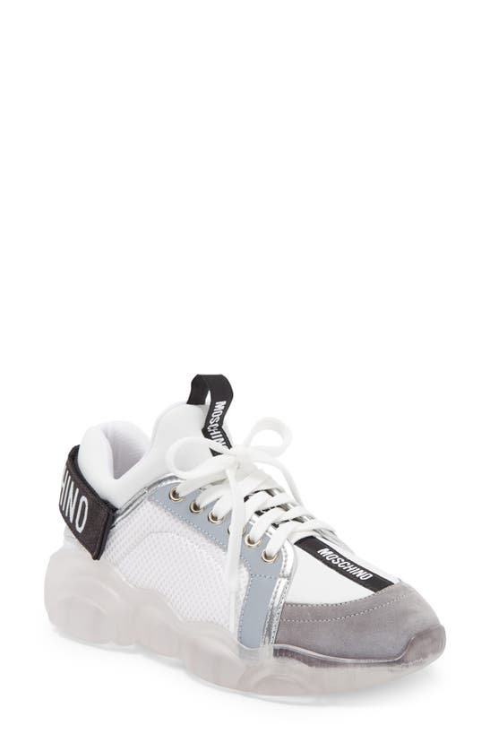 MOSCHINO CLEAR SOLE SNEAKER