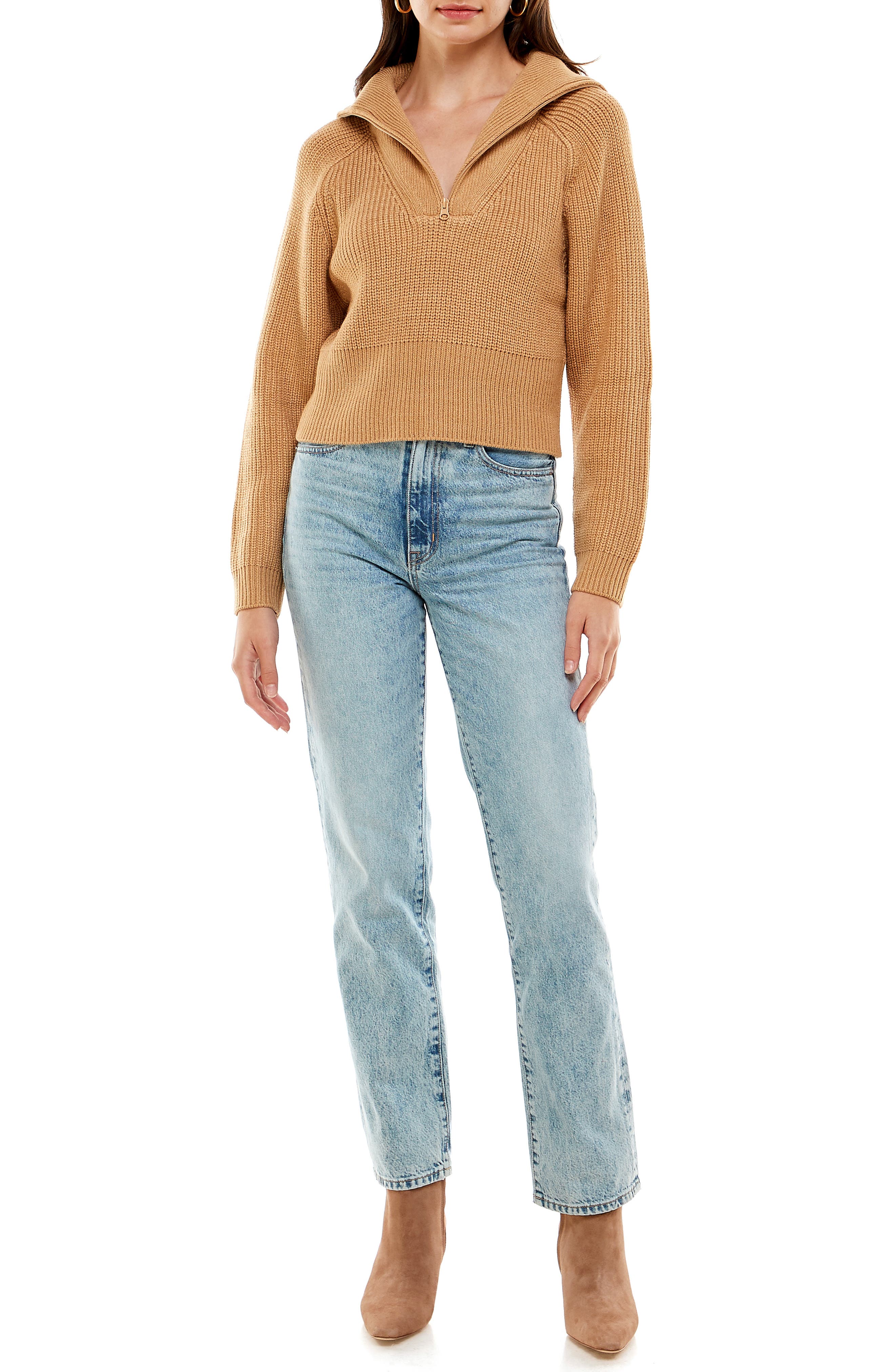 cheap half zip pullover