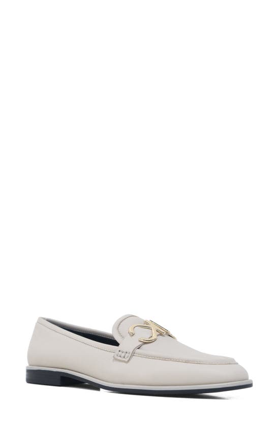 Shop Kenneth Cole New York Lydia Bit Loafer In Bone Leather