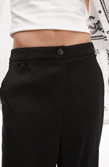 Topshop trousers clearance black