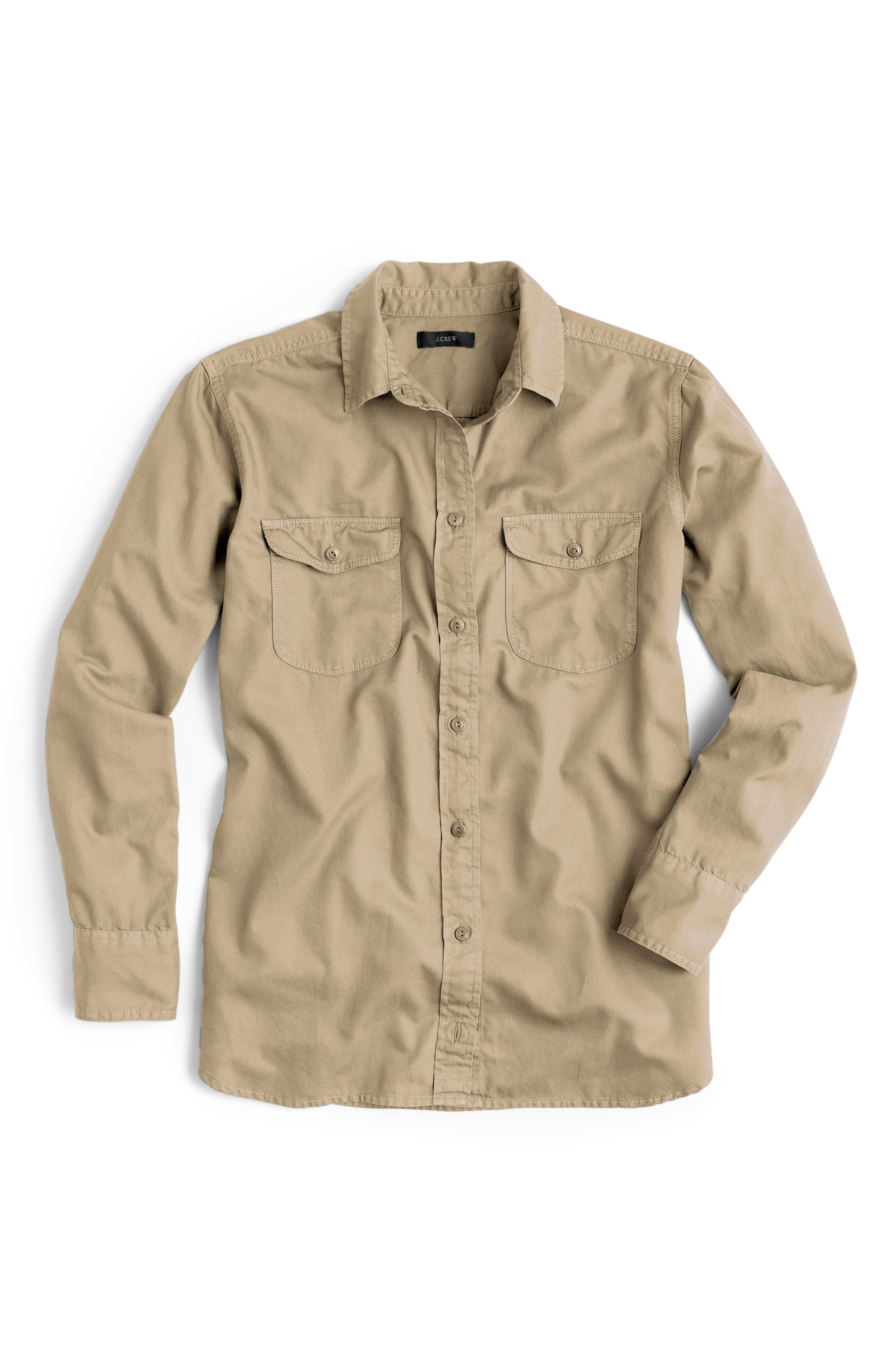 j crew boyfriend shirt