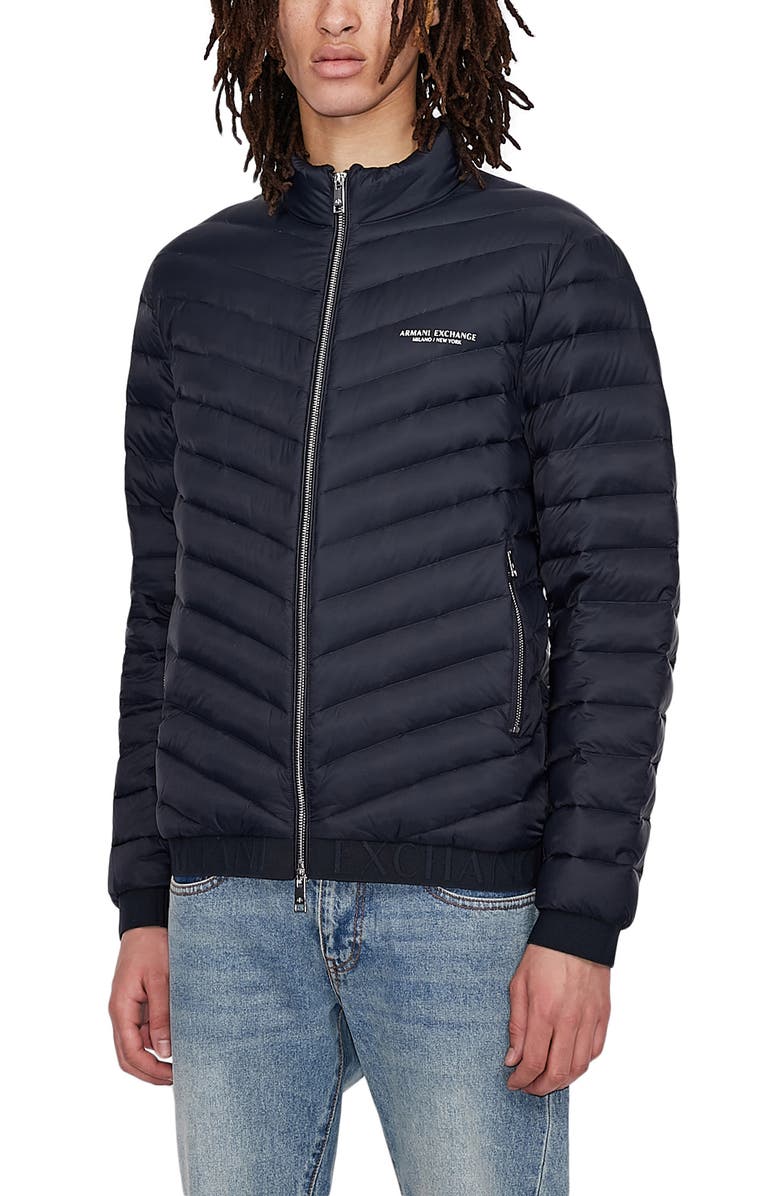 Armani Exchange Packable Down Puffer Jacket | Nordstrom