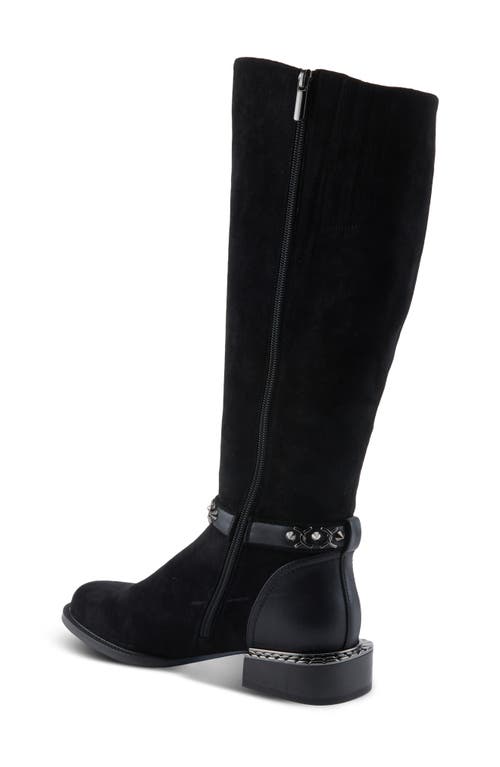 Azura By Spring Step Machino Knee High Boot In Black