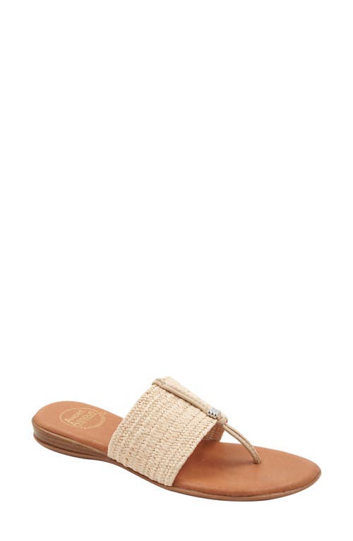 André Assous Nice Woven Sandal Natural at Nordstrom,