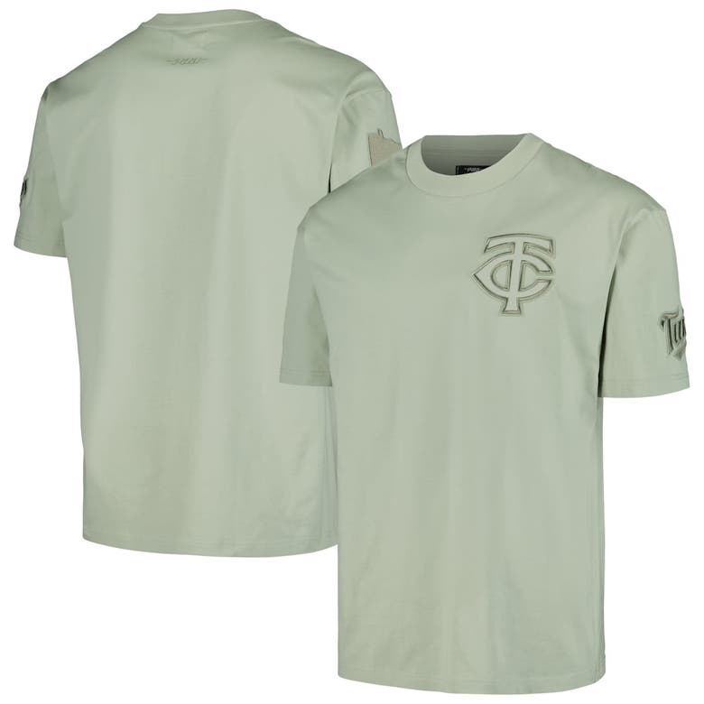 Shop Pro Standard Mint Minnesota Twins Neutral Cj Dropped Shoulders T-shirt