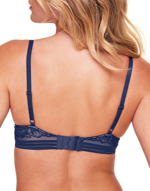 Adore Me Amellia Contour Demi Bra In Dark Blue