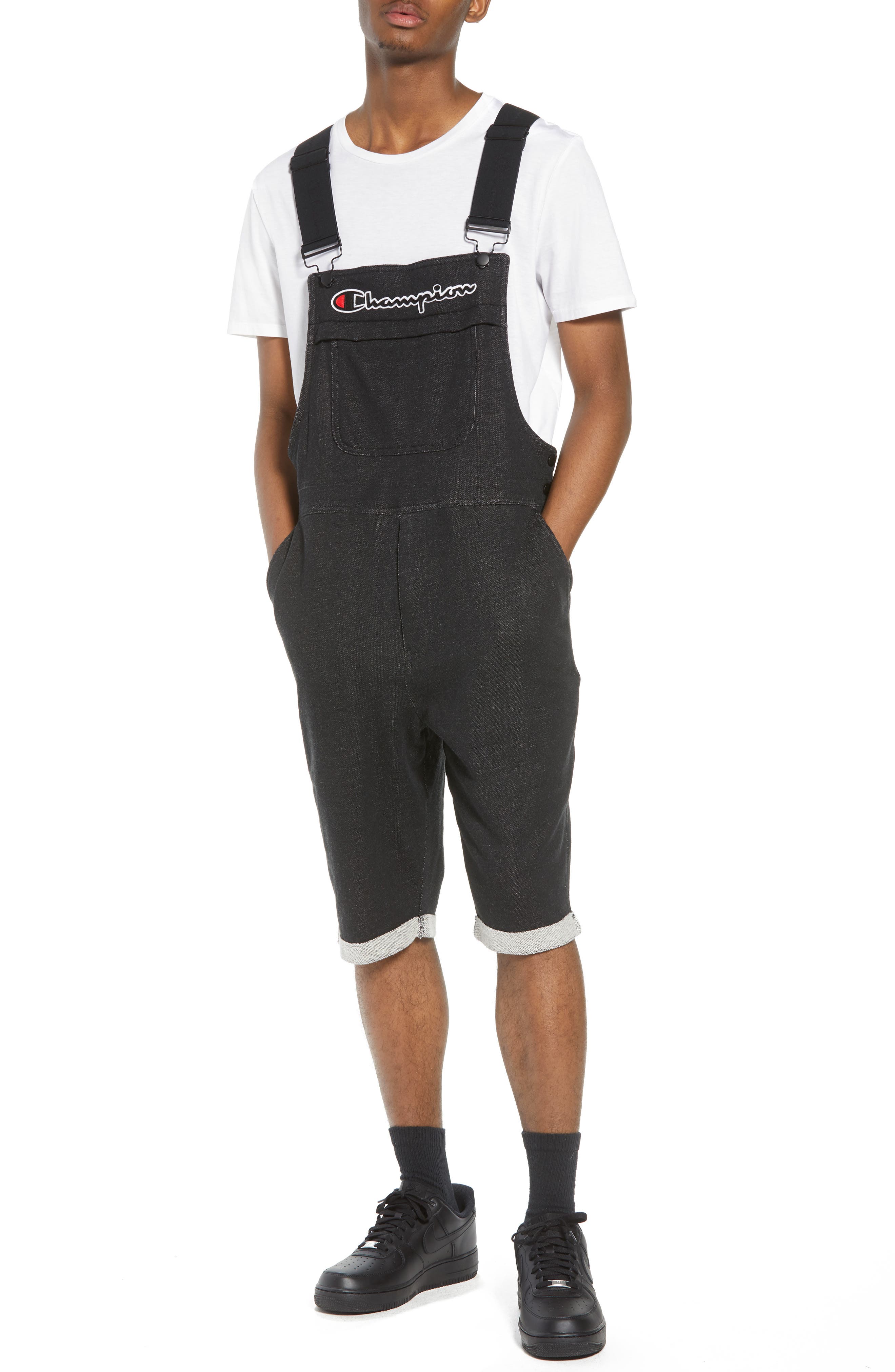 champion overall shorts