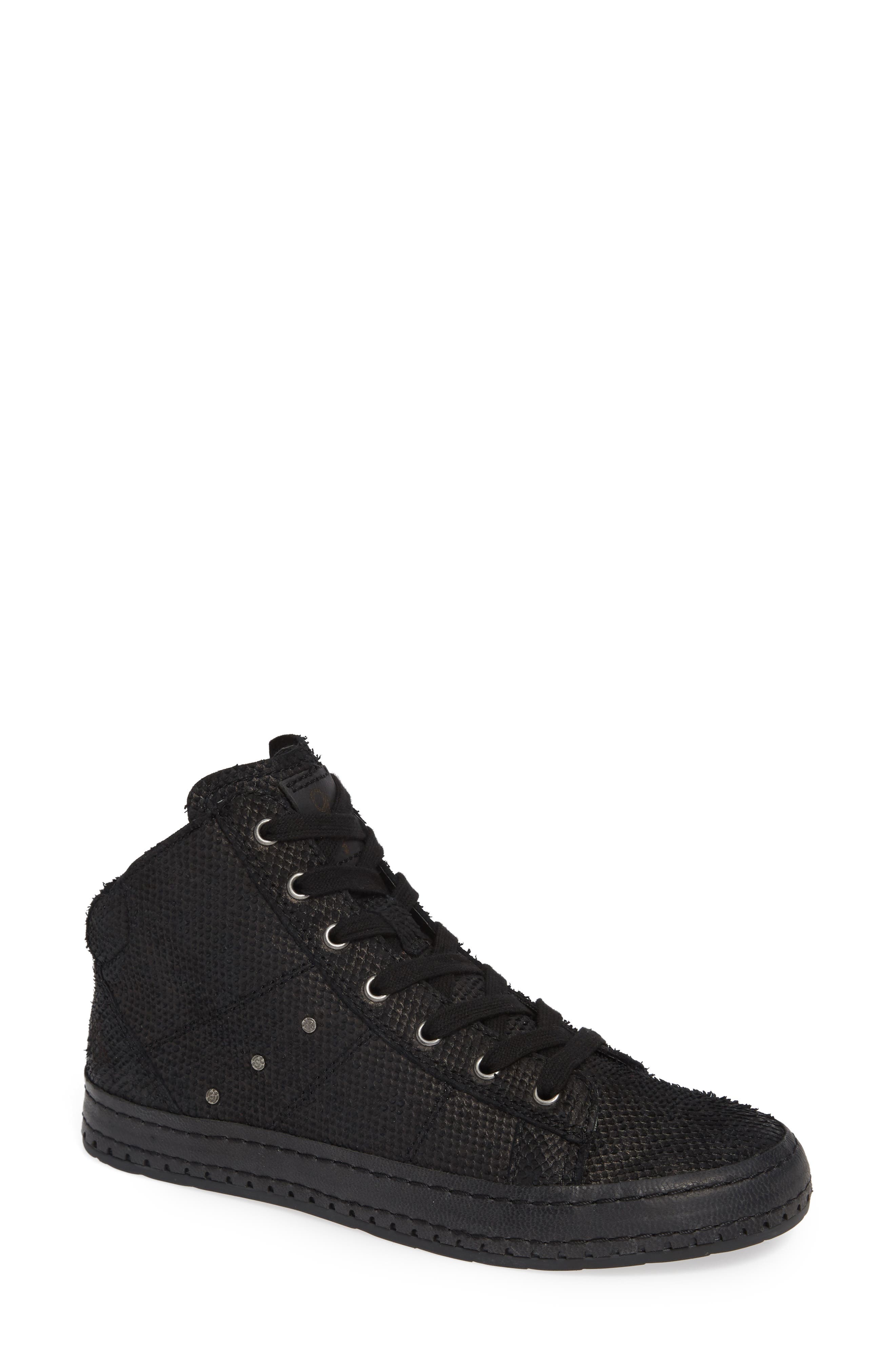 Otbt Round Trip High Top Sneaker, Black