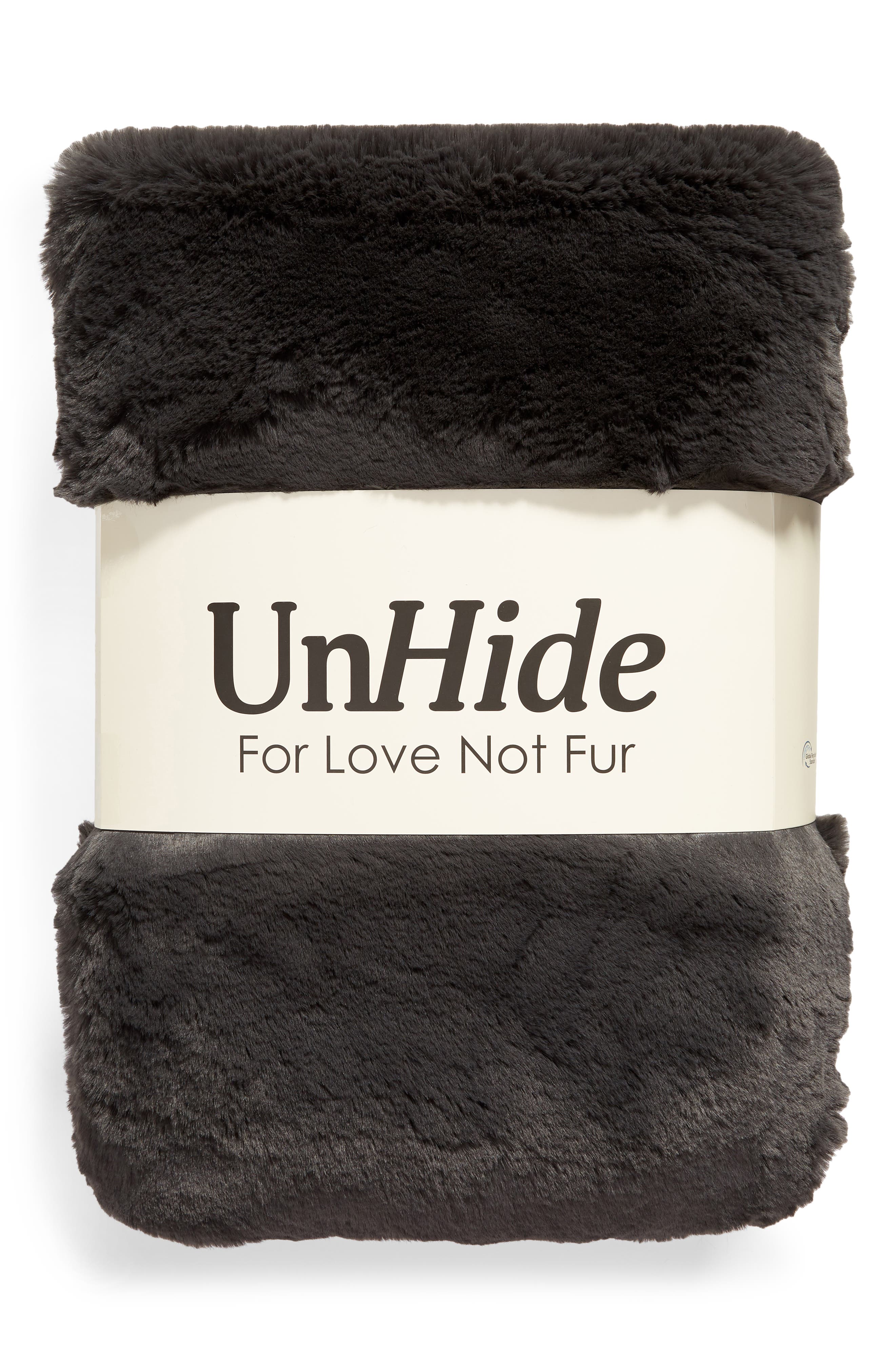 UnHide The Marshmallow 2.0 Medium Faux Fur Throw Blanket Nordstrom