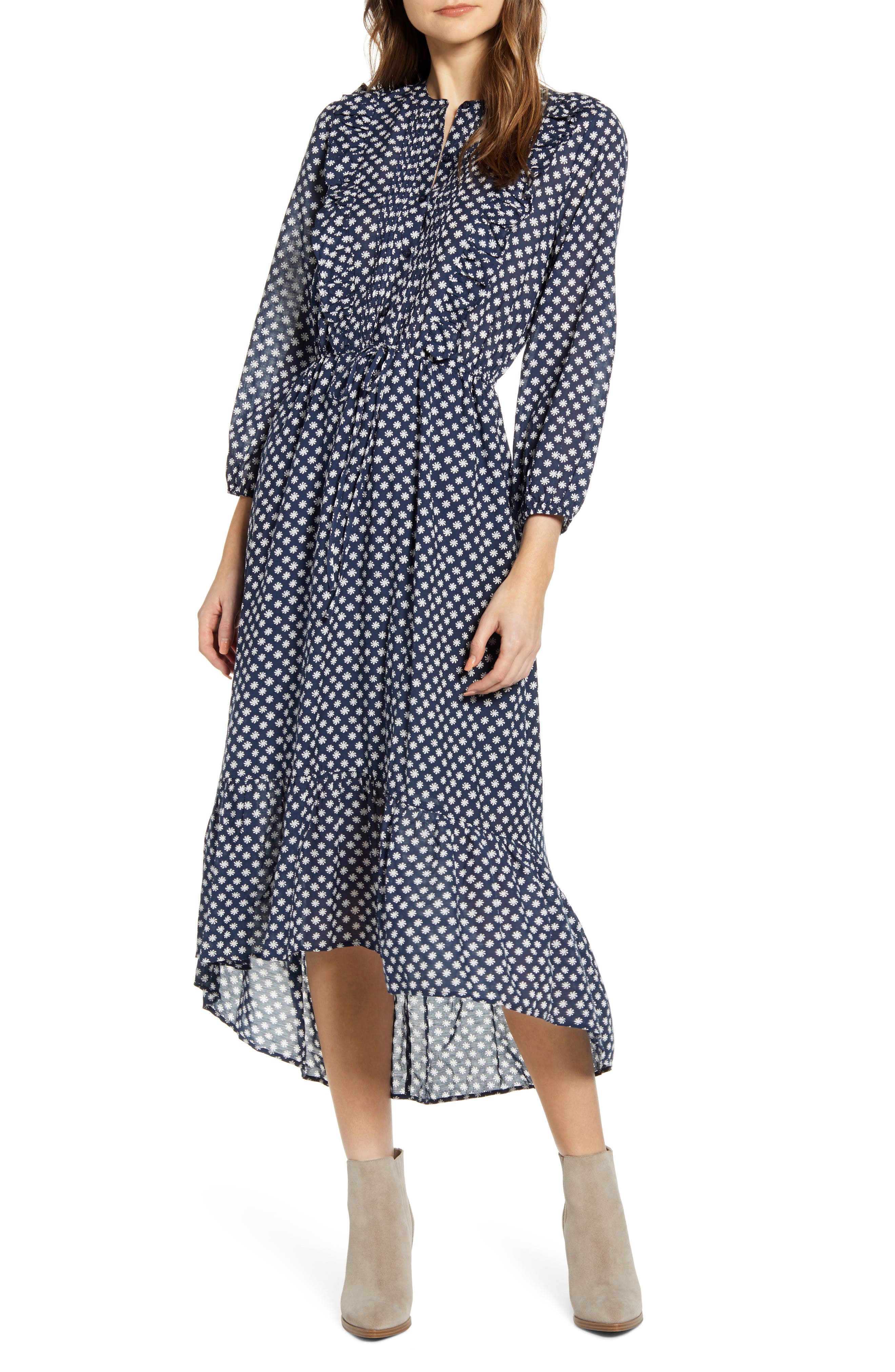 lucky brand polka dot dress