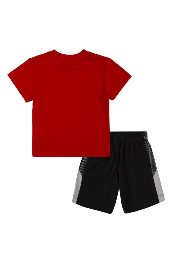 Shop Nike Kids' Clock Logo Graphic T-shirt & Shorts Set In Black