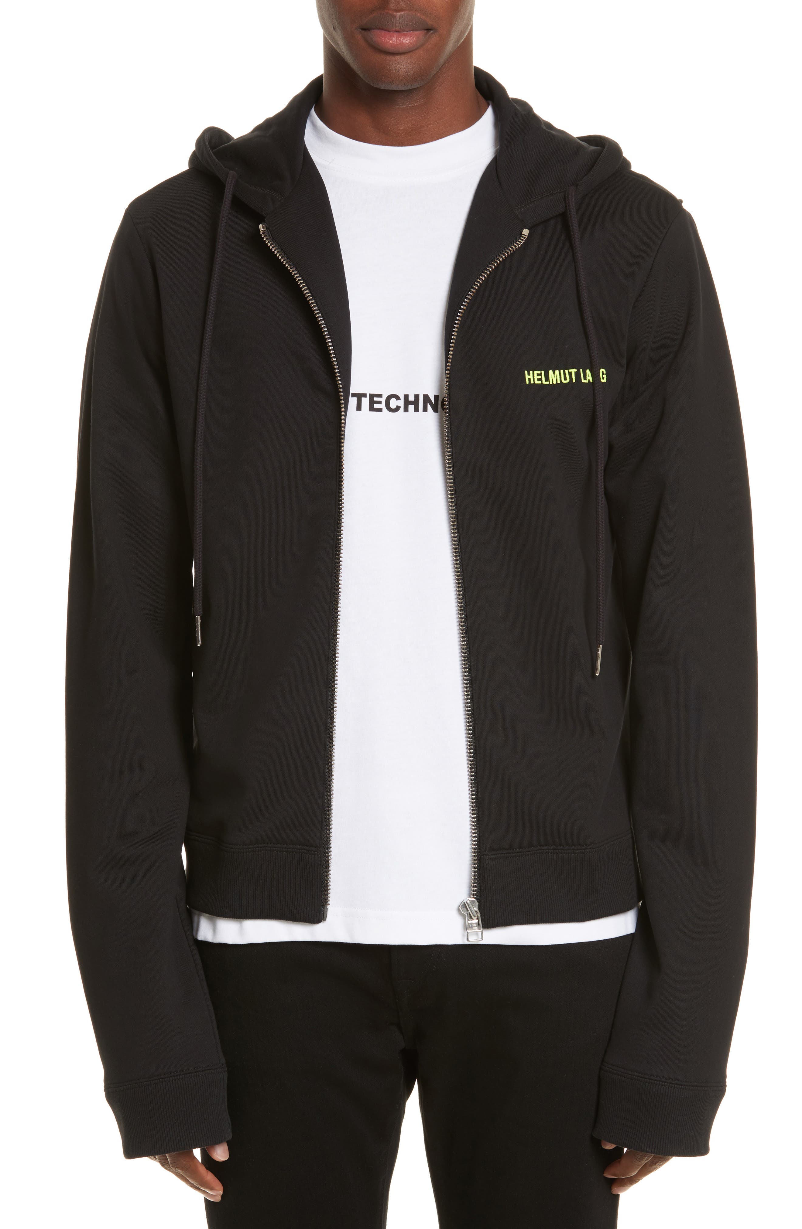 helmut lang hoodie zip