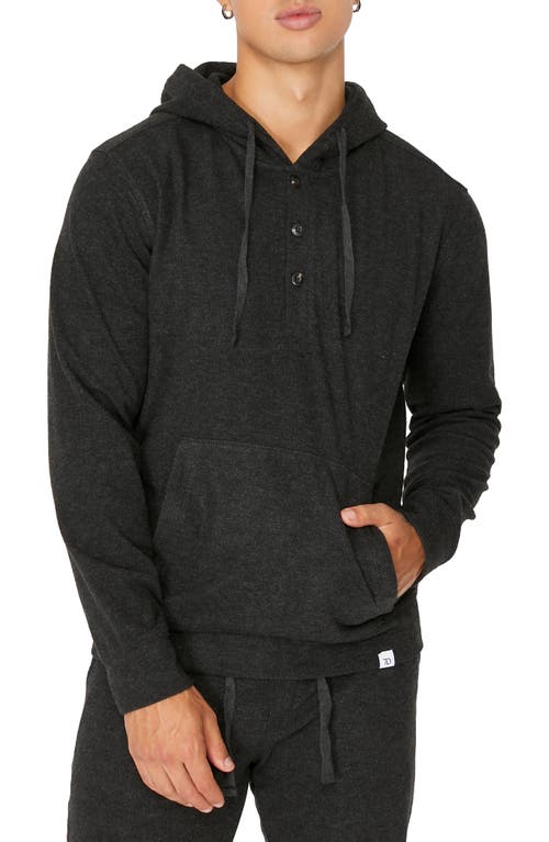 Generation Twill Knit Hoodie in Charcoal