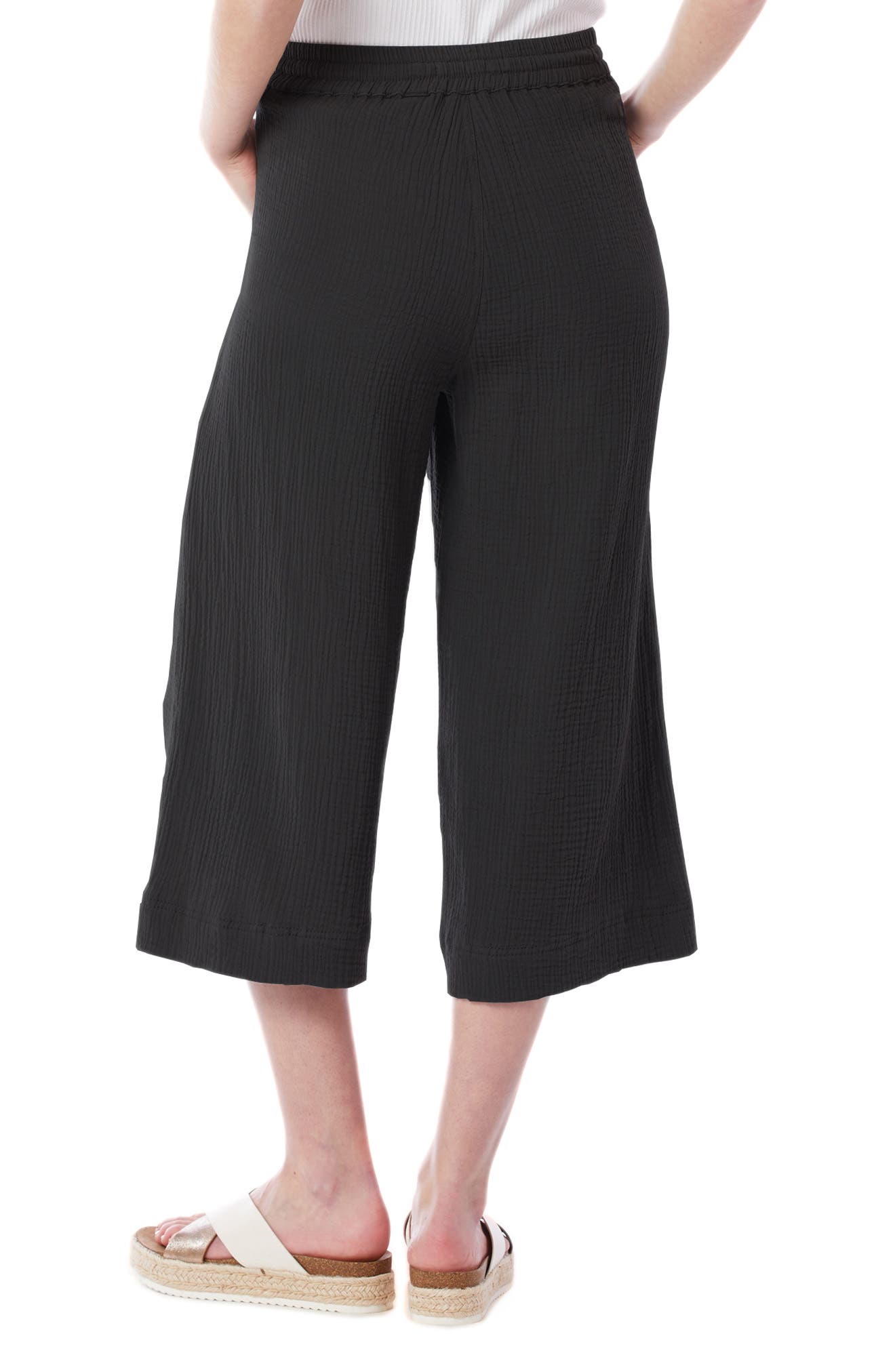 SUPPLIES BY UNION BAY Dennie Double Face Gauze Crop Pants Nordstromrack