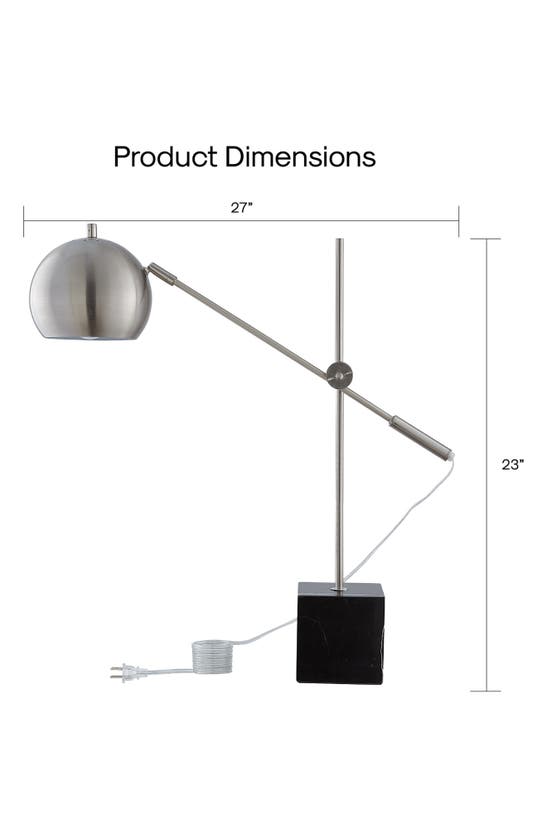 Shop Inspired Home Magdalena Table Lamp In Stainless Steel