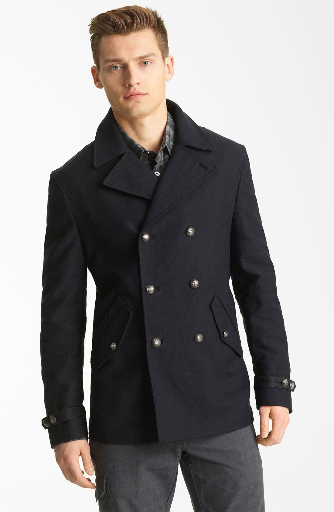 John Varvatos Collection Peacoat Nordstrom