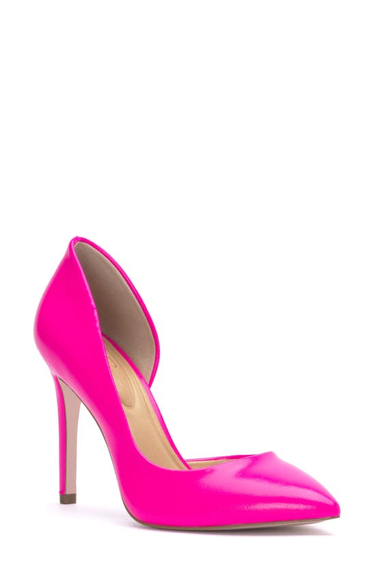 Jessica Simpson Prizma 8 Half D'orsay Pump In Candy Pink Dstrpp