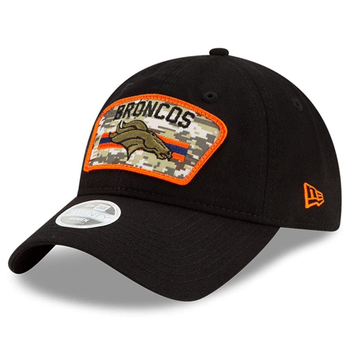 denver broncos black on black hat