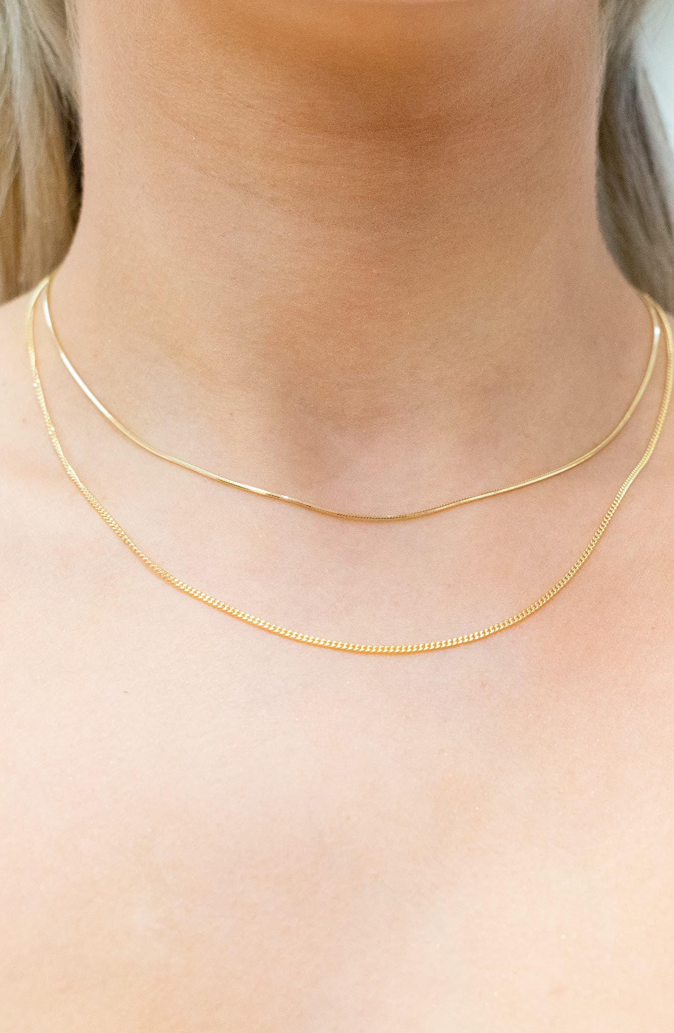 Argento Vivo Sterling Silver Layered Chain Necklace Nordstrom