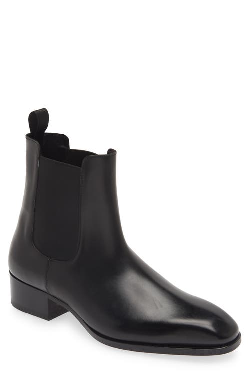 Shop Tom Ford Hainaut Chelsea Boot In 1n001 Black