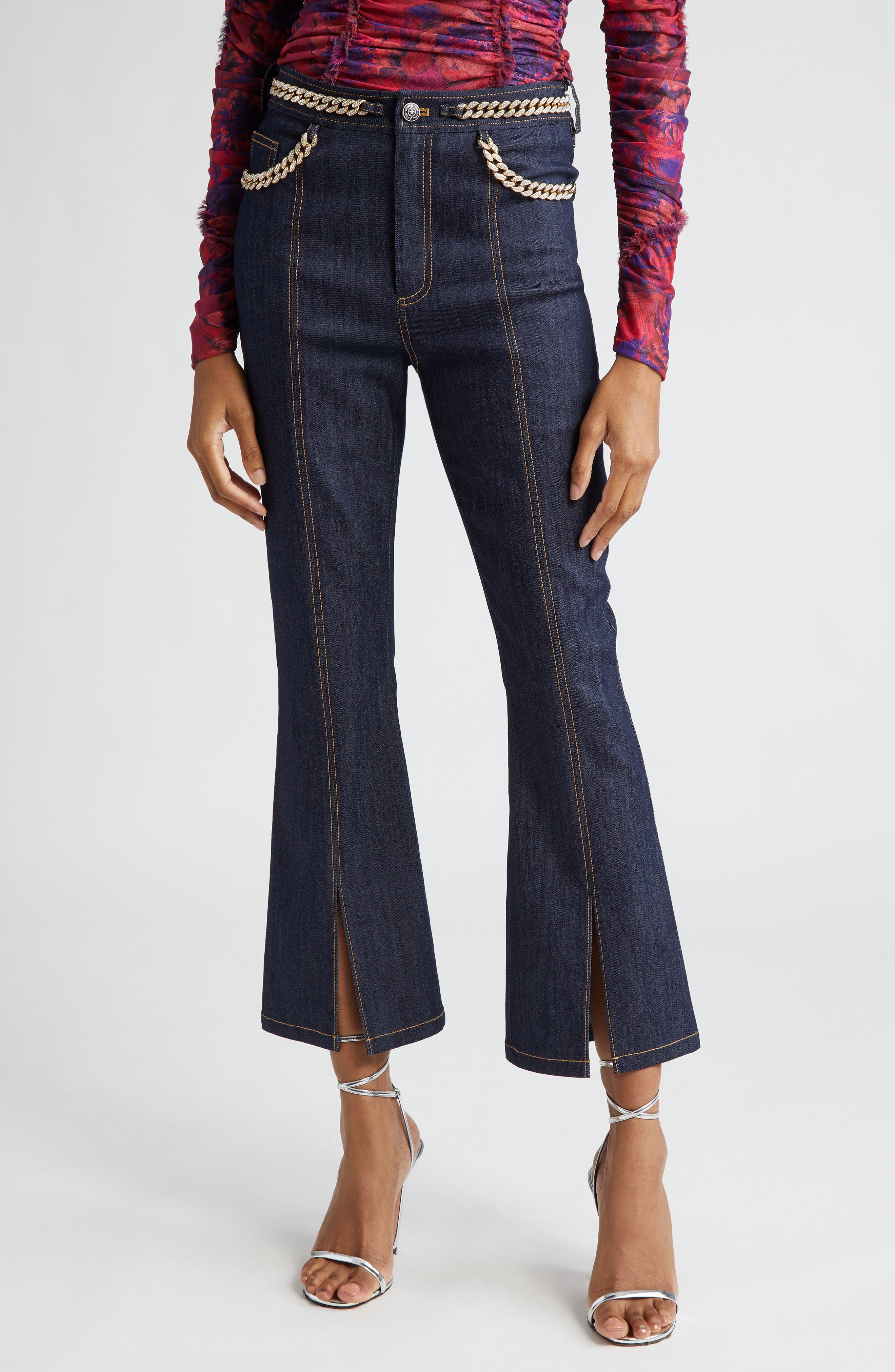 Cinq à Sept Chaya Flare Ankle Jeans in Indigo Smart Closet - Main Image