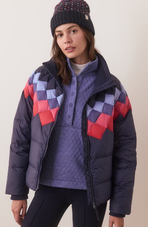 Marine Layer Archive Sierra Hooded Puffer Jacket In India Ink