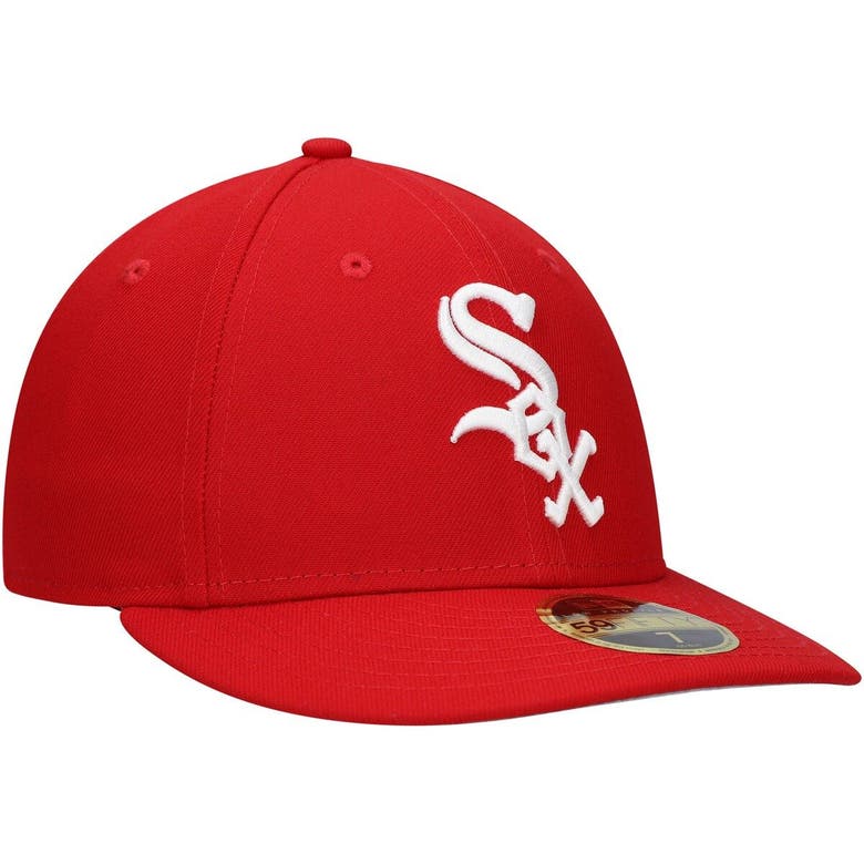 New Era Scarlet Chicago White Sox Low Profile 59FIFTY Fitted Hat