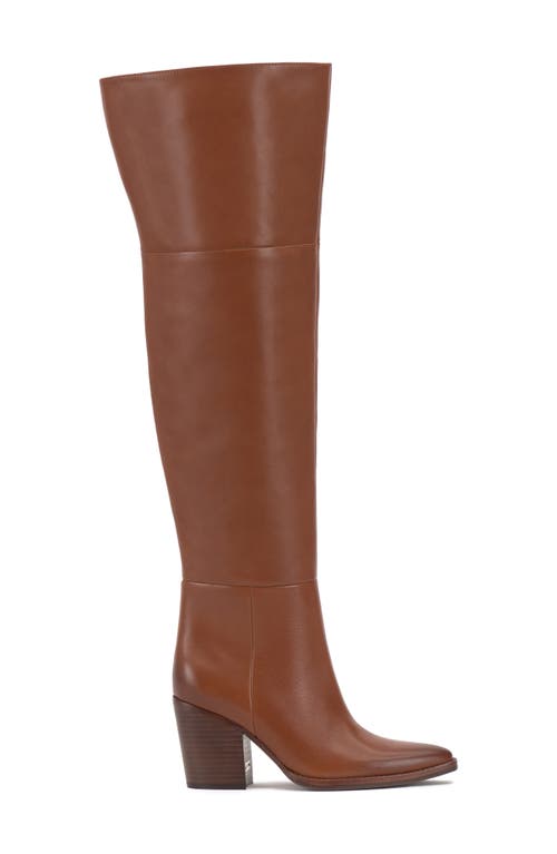 Vince Camuto Women's Paulie Over-the-knee Boots In Whiskey Brown Leather