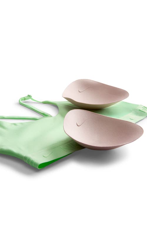 Shop Nike Dri-fit Indy Light Support Sports Bra In Vapor Green/vapor Green
