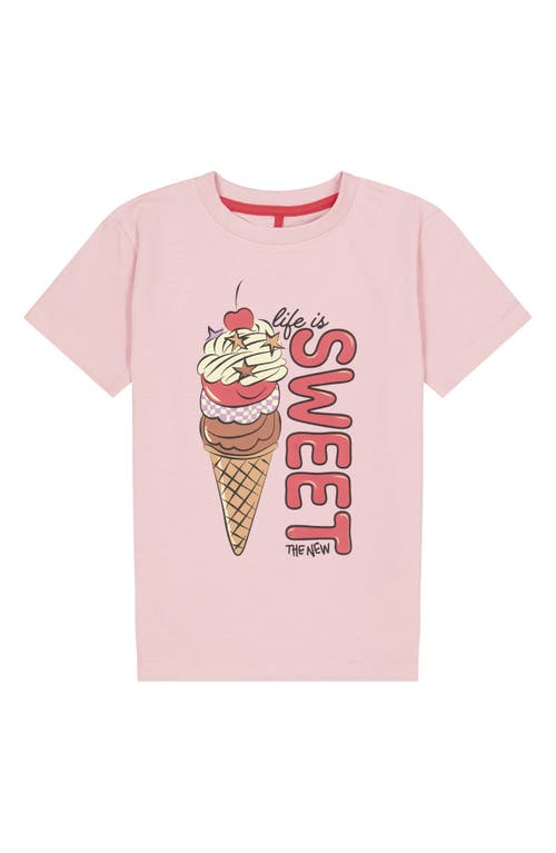 THE NEW Kids' Jory Organic Cotton Graphic T-Shirt Pink Nectar at Nordstrom,