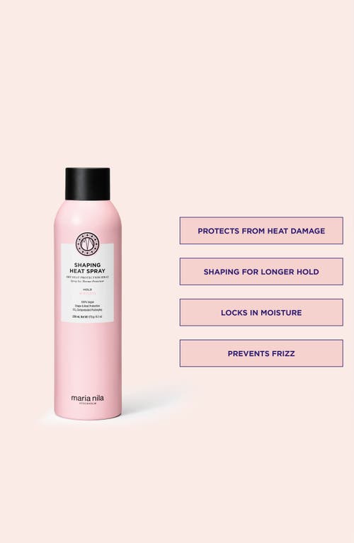 Maria Nila Shaping Heat Spray Dry Heat Protection Spray In No Color