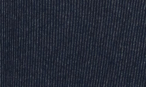 Bruno Magli Rib Cashmere Mock Neck Sweater In Navy Denim