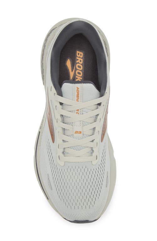 Shop Brooks Adrenaline Gts 23 Sneaker In Mercury/copper/ebony