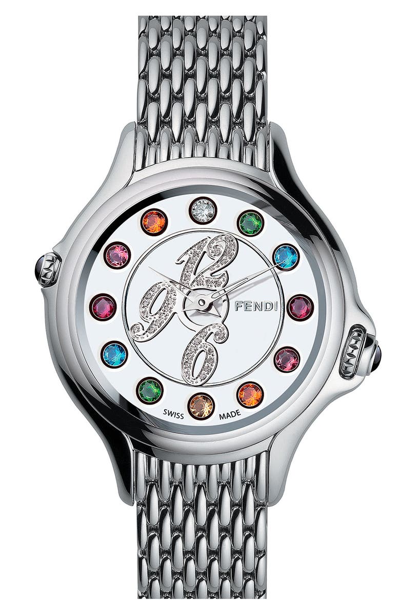 Fendi 'Crazy Carats' Diamond Bracelet Watch | Nordstrom