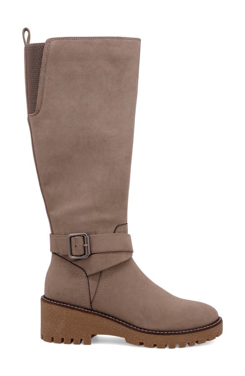 Shop Mia Kathleen Tall Boot In Taupe