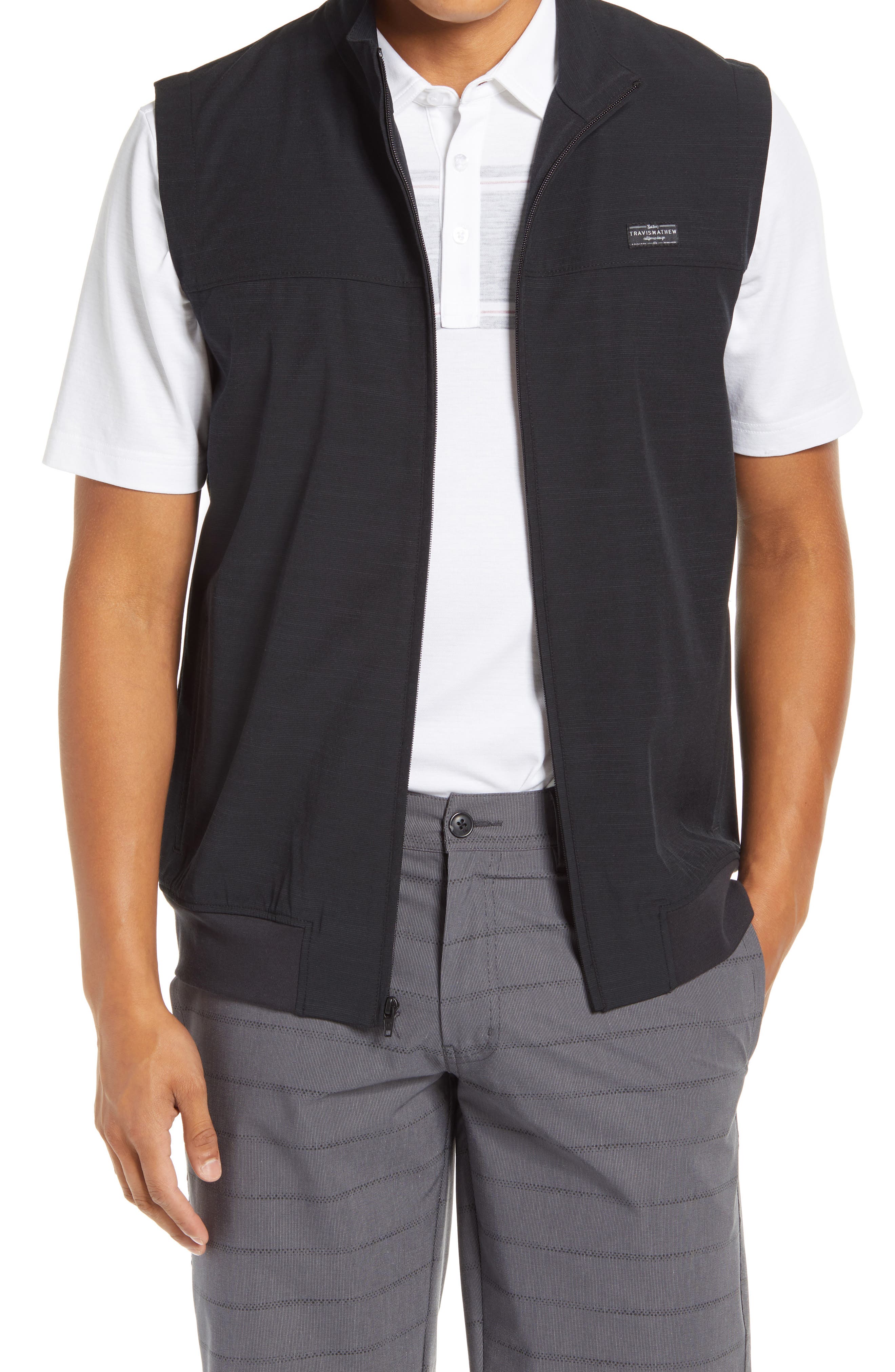 vest jacket with sleeves