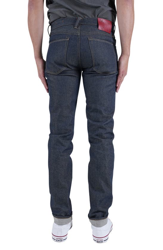Hiroshi Kato The Pen Slub Slim Fit Jeans In Indigo Raw