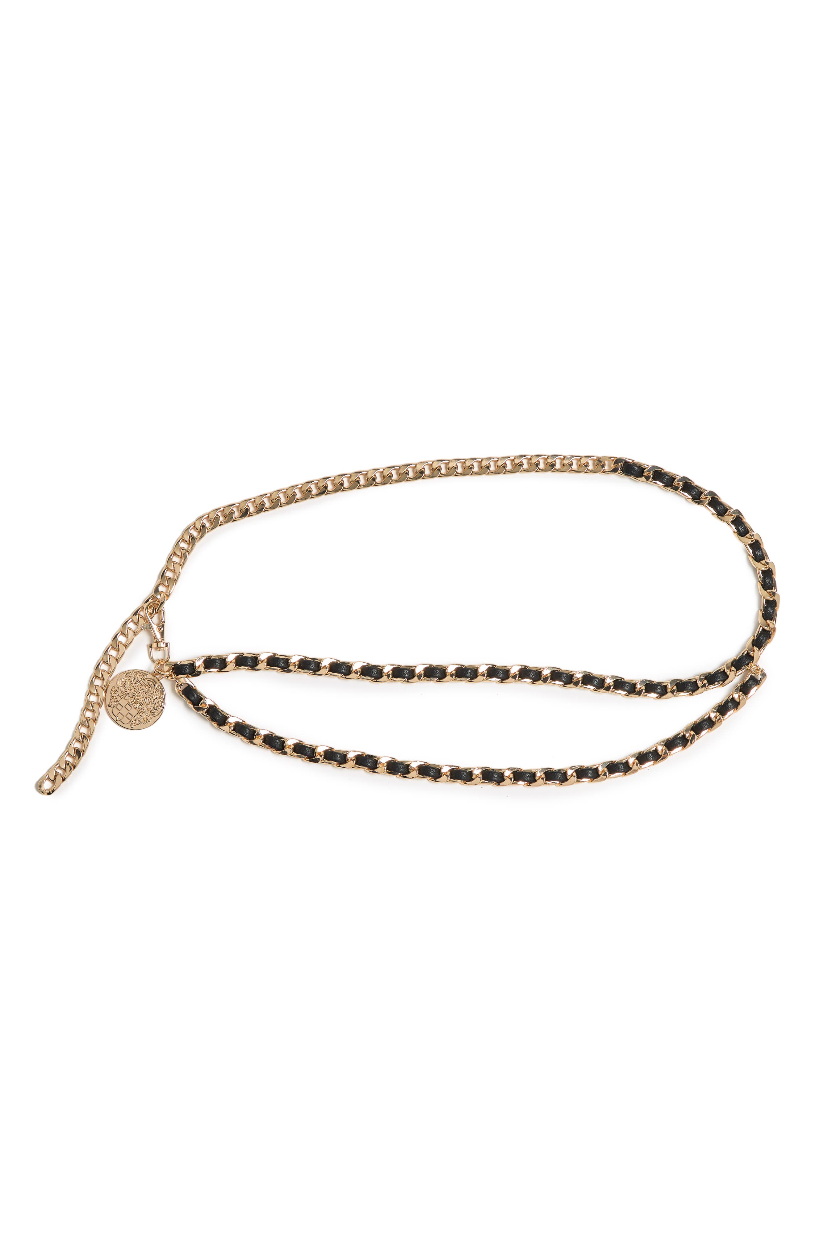 vince camuto chain belt