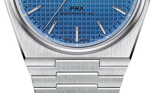 Shop Tissot Prx Gts Powermatic 80 Bracelet Watch, 40mm In Ice Blue/gradient