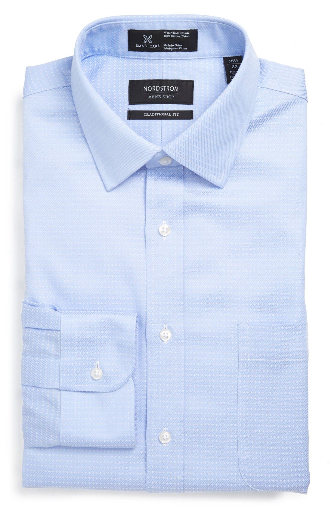 Nordstrom Men's Shop Smartcare™ Wrinkle Free Traditional Fit Dobby Dress Shirt Nordstrom