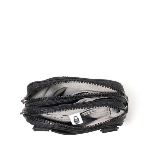 Shop Baggallini Modern Take Two Rfid Crossbody Bag In Black Twill