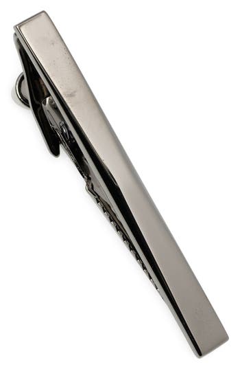 Perry Ellis Hump Tie Bar In Gun Metal