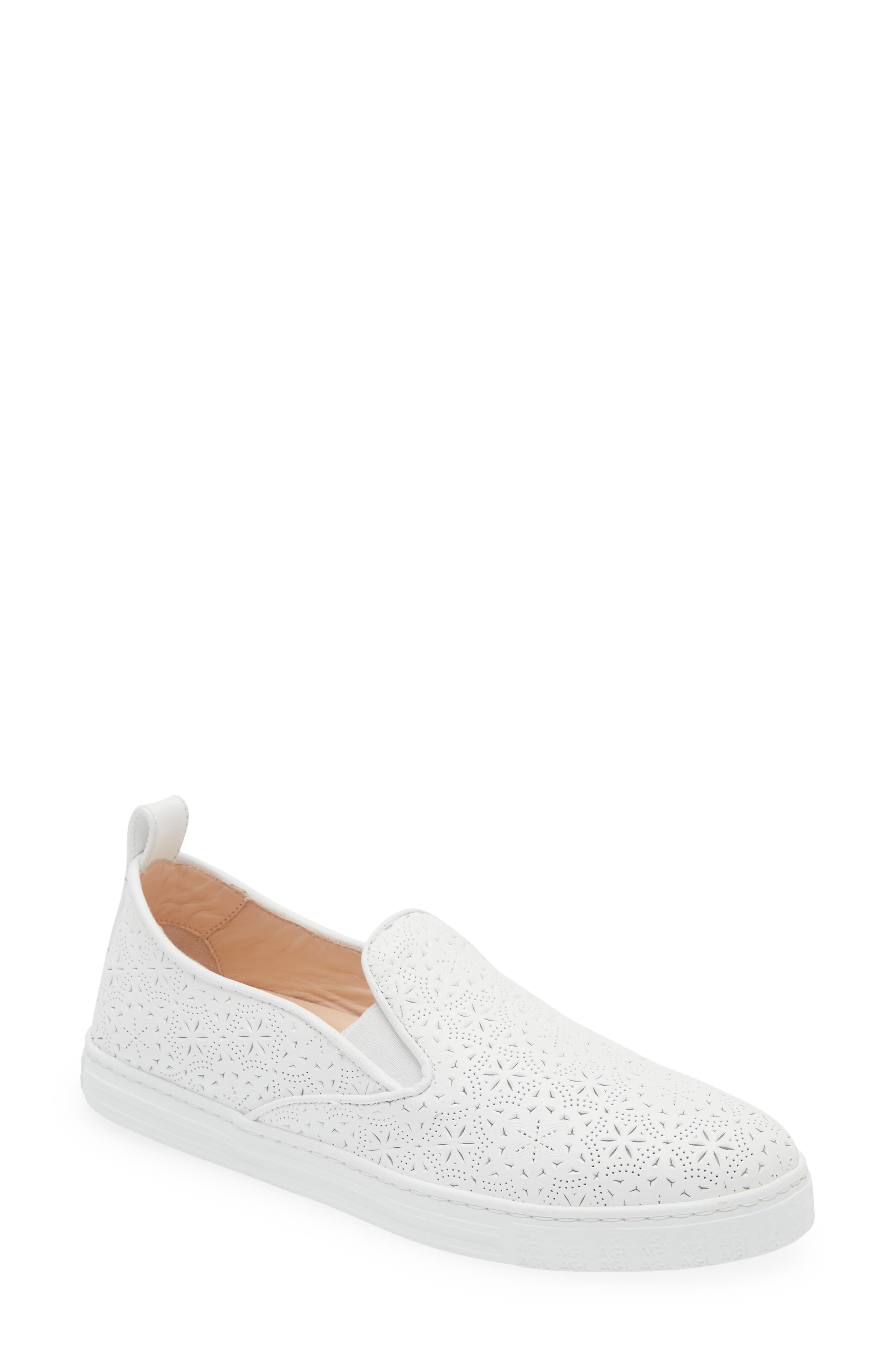 slip on trainers womens white