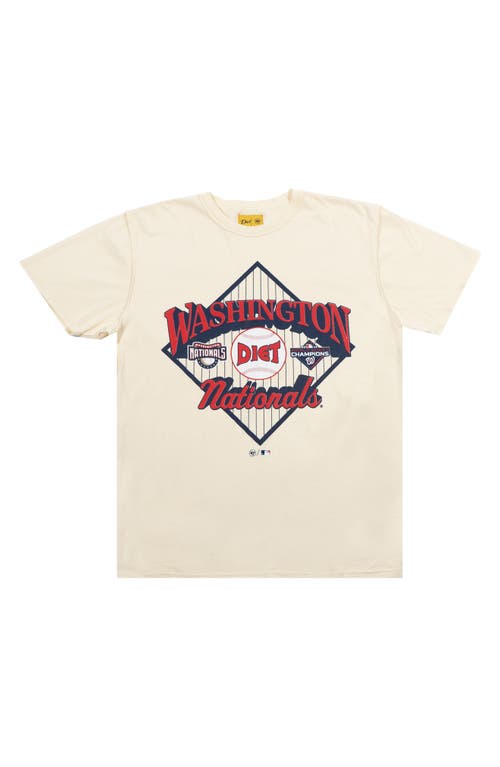 DIET STARTS MONDAY x '47 Washington Nationals Graphic T-Shirt in Antique White