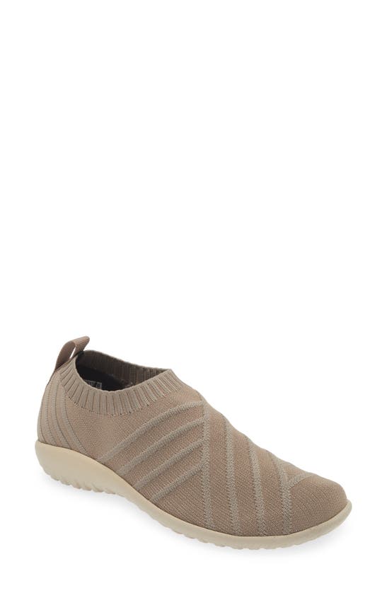 Shop Naot Okahu Sneaker In Taupe Knit